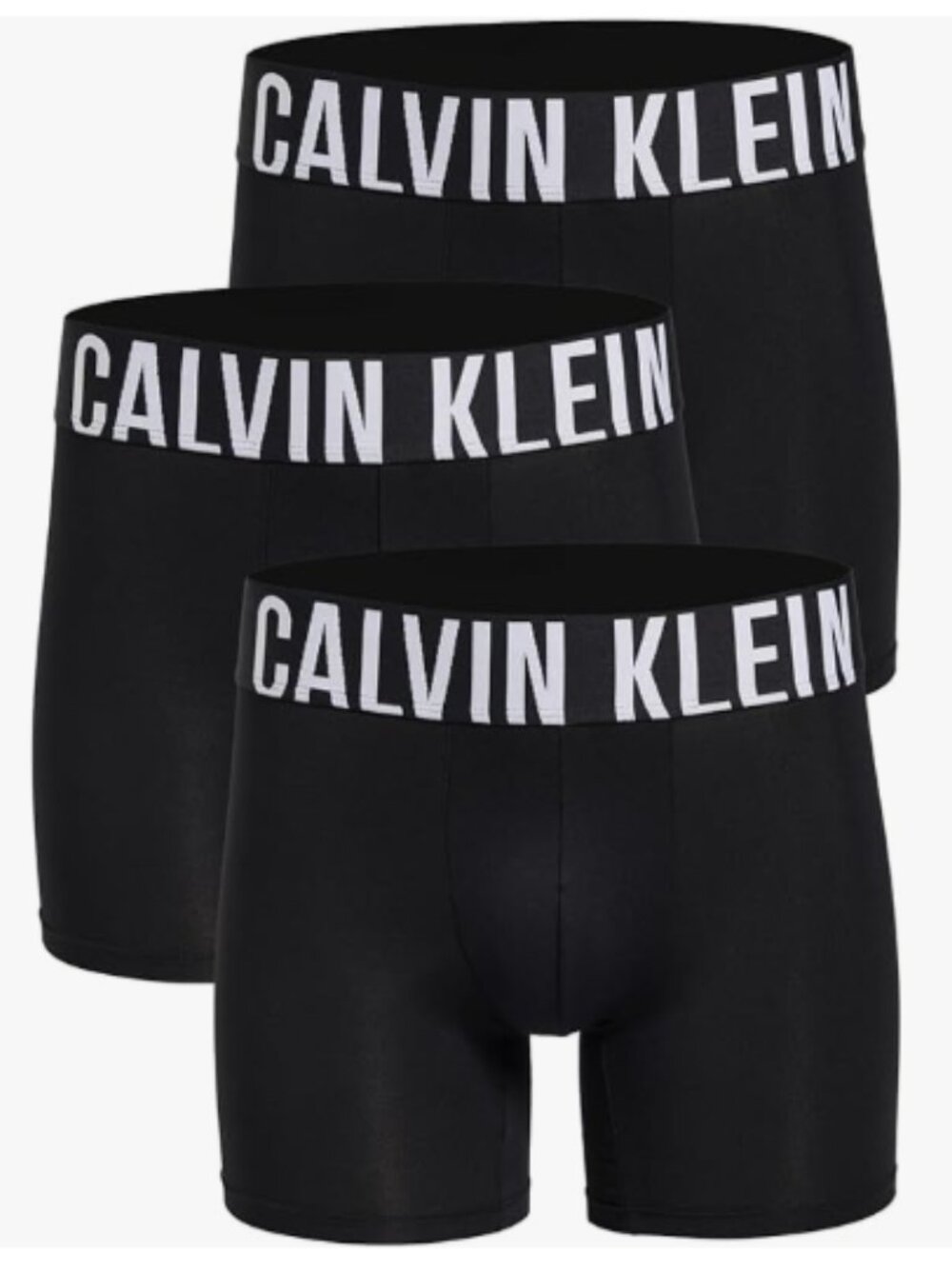 Calvin Klein intense power microfiber stretch box brief ,soft 3 pack new